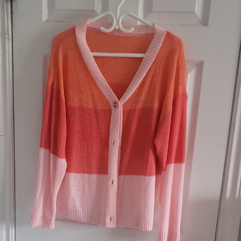 Colorful Women's Cardigan Sweater